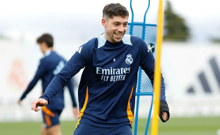 Federico Valverde volvió a los entrenamientos de Real Madrid