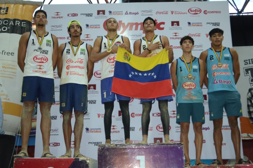 Venezuela conquistó la medalla de oro en el Sudamericano de Voleibol de Playa U-23