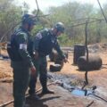 Elaboraban combustible en un terreno de Las Parcelas