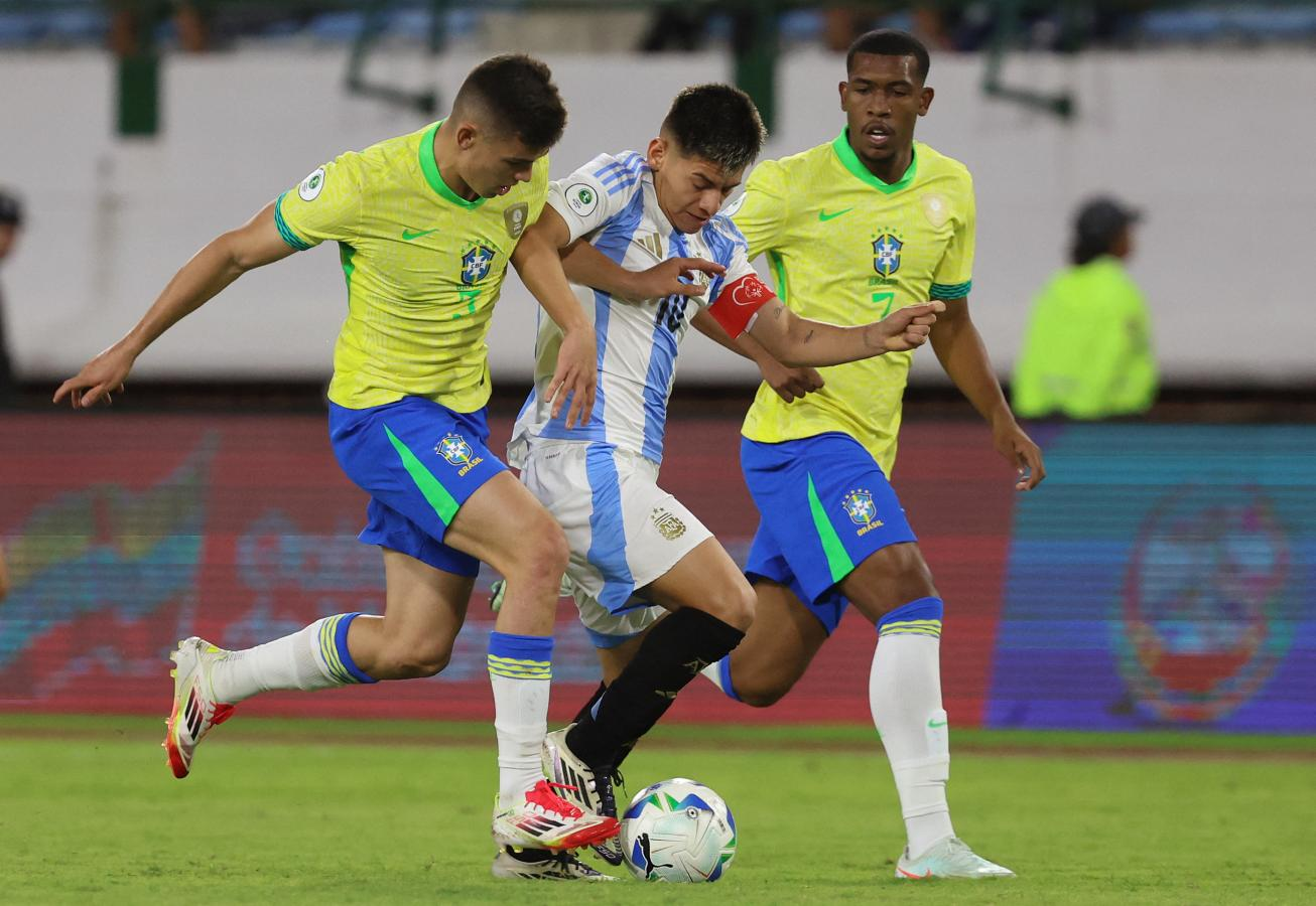 Colombia vence a Chile y Argentina empata con Brasil en el Sudamericano Sub-20