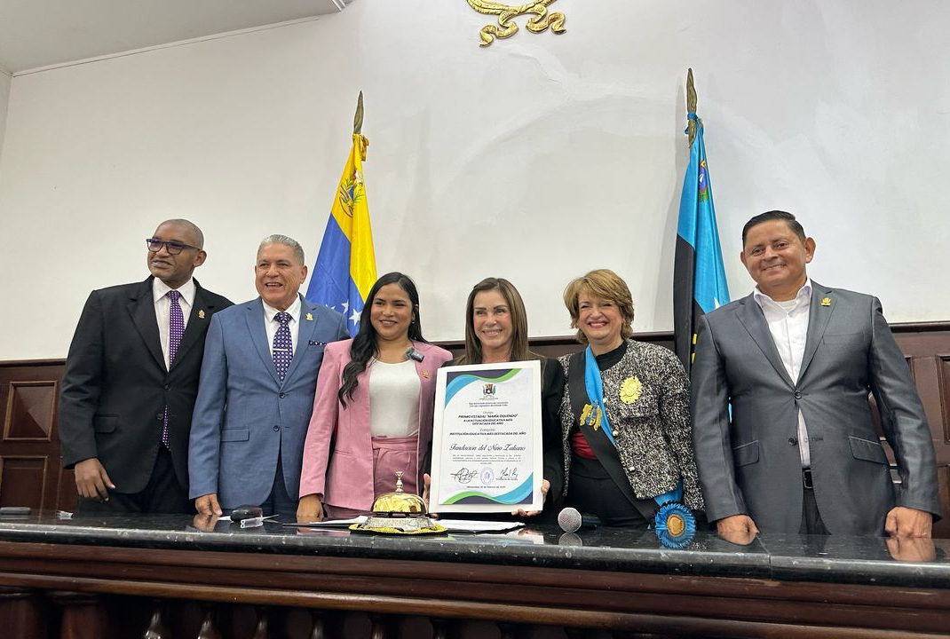 Fundación Niño Zuliano es acreedor del premio a la 