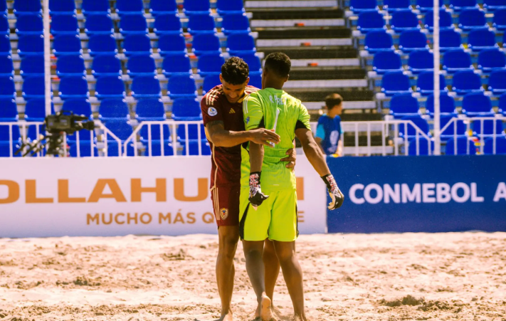 La Vinotinto de fútbol playa triunfó ante Paraguay en su debut por Copa América