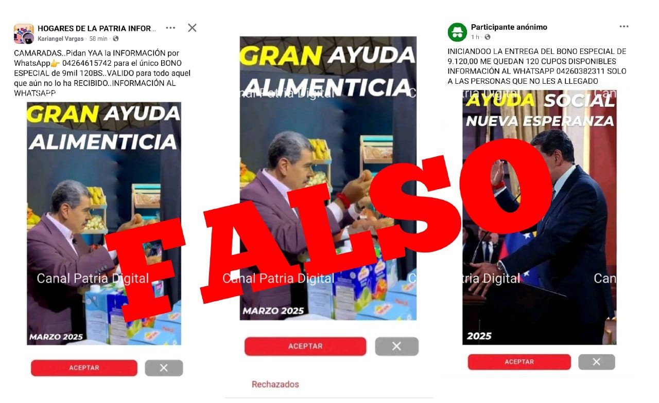 Alerta de estafa: Están pidiendo datos personales y dinero para recibir supuestos bonos por Patria