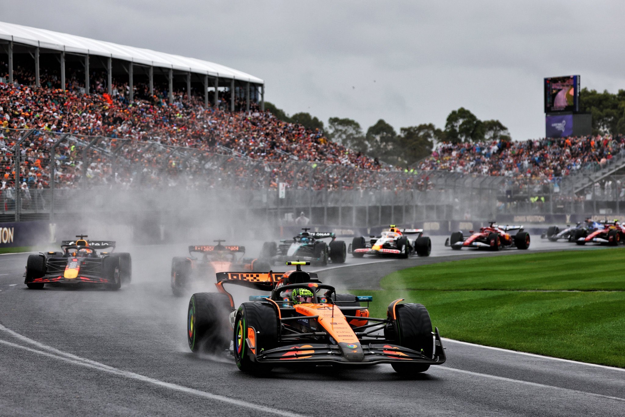 Lando Norris ganó el Gran Premio de Australia, primera carrera del año en la F1