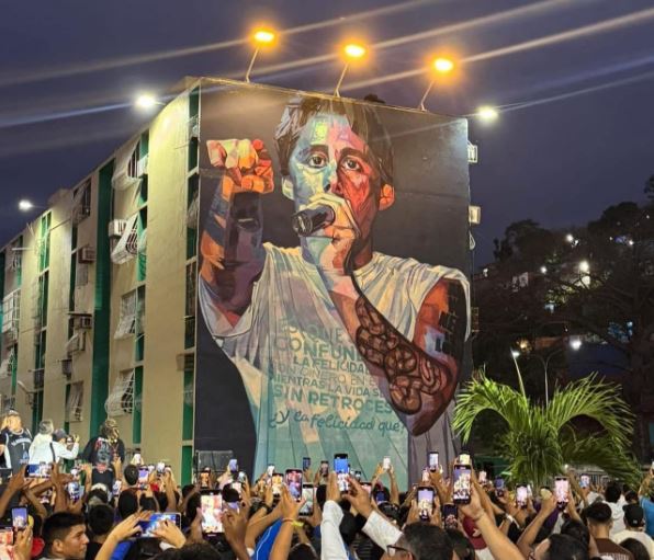 Develaron mural en honor a Canserbero en Puerto La Cruz