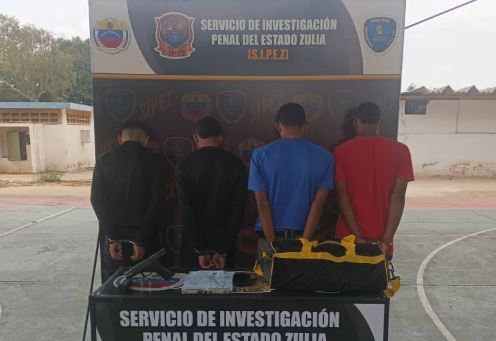 Presos en la C-2 cuatro hombres solicitados por homicidio intencional en Cabimas