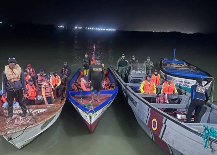 Autoridades de Falcón intensifican búsqueda de 14 personas desaparecidas en alta mar