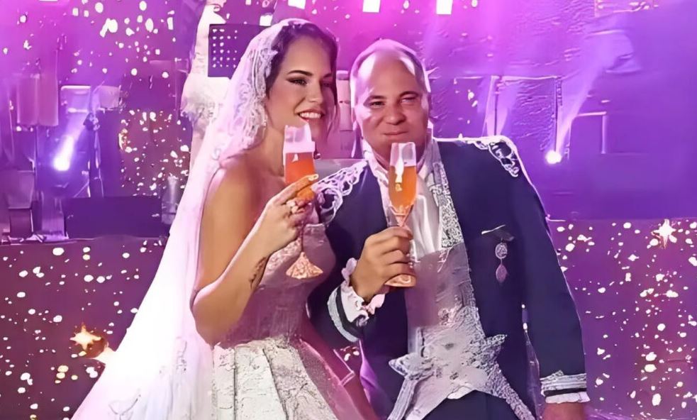 Omar Vizquel celebró por lo alto su matrimonio con Mónica Gemza